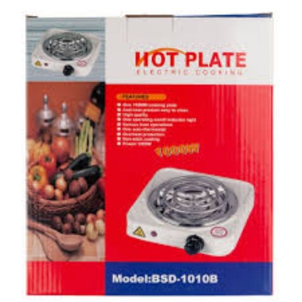 Portable 1000W Single Burner Electric Hot Plate Stove (Countertop Cooker)