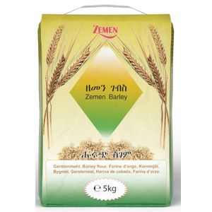 Premium Gerstenmehl Barley Flour 5kg (Pure Sigem / ገብስ / ስገም)