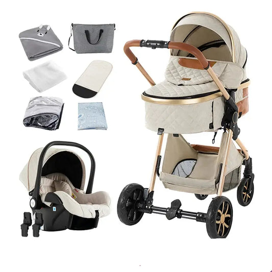 The Royal Horizon™ 3-in-1 Luxury High-Landscape Baby Stroller