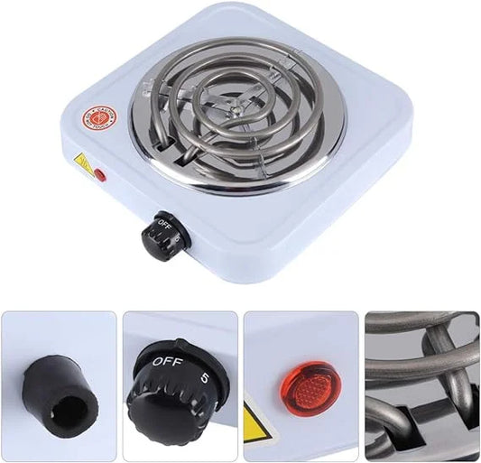 Portable 1000W Single Burner Electric Hot Plate Stove (Countertop Cooker)