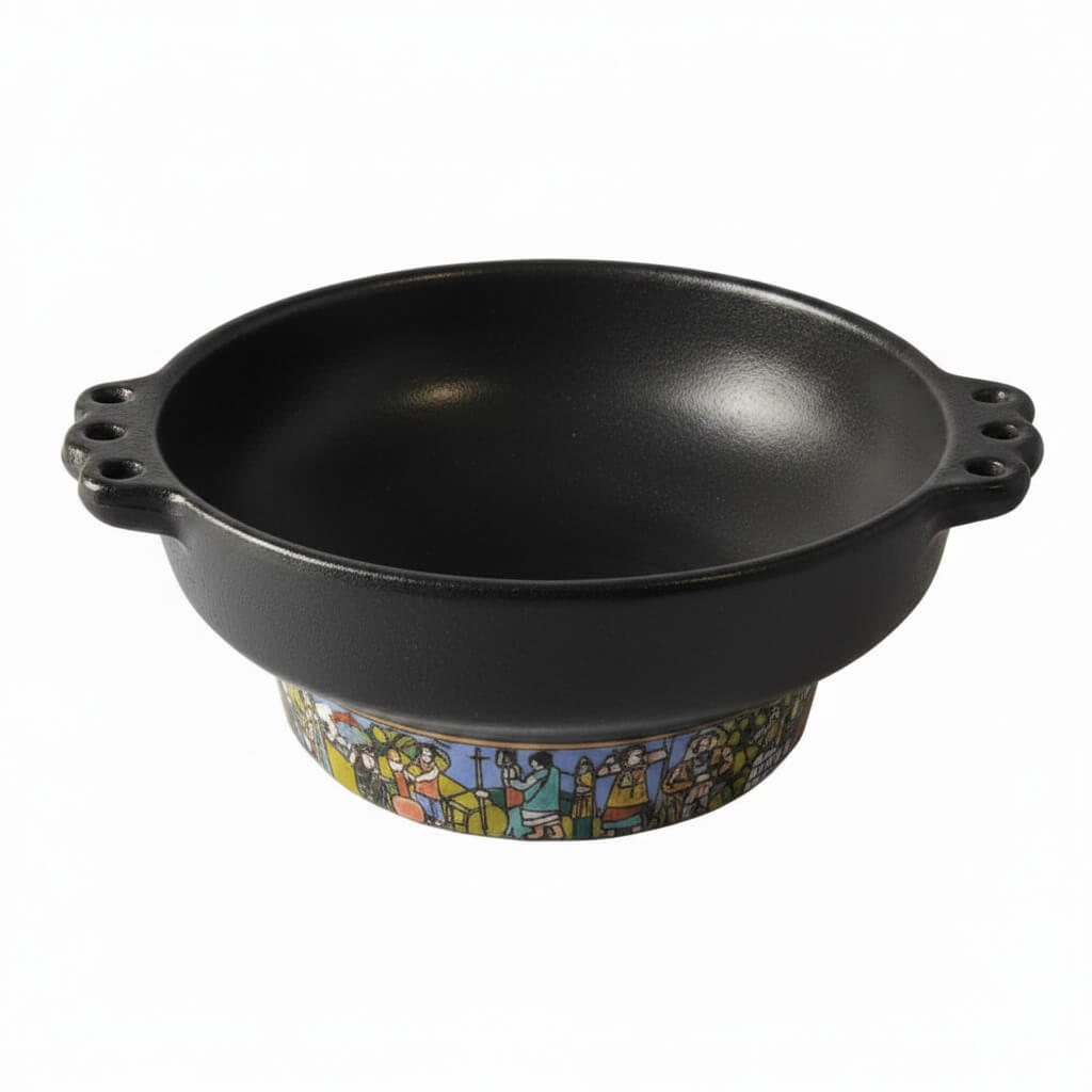 Authentic Handmade Taba - Medium/ የክትፎ ማቅረቢያ ሸክላ