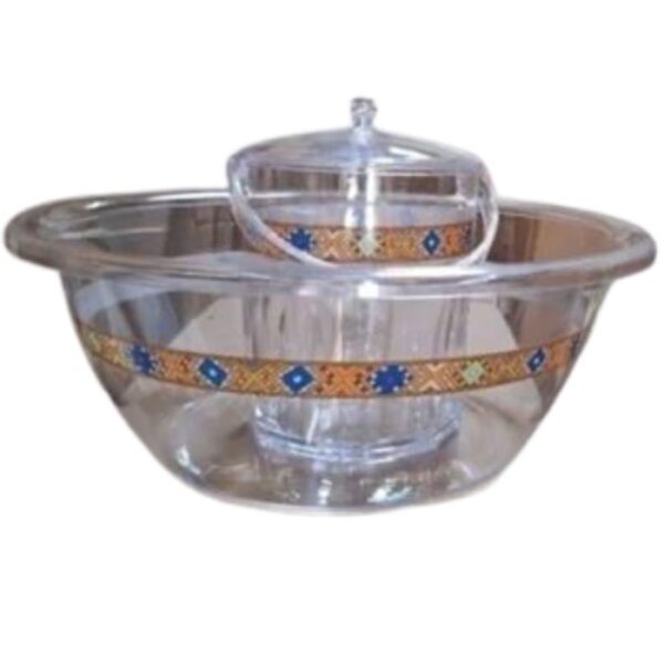 Transparent Melamin Wash Basin (የእጅ መታጠቢያ / Kusa / Basin).