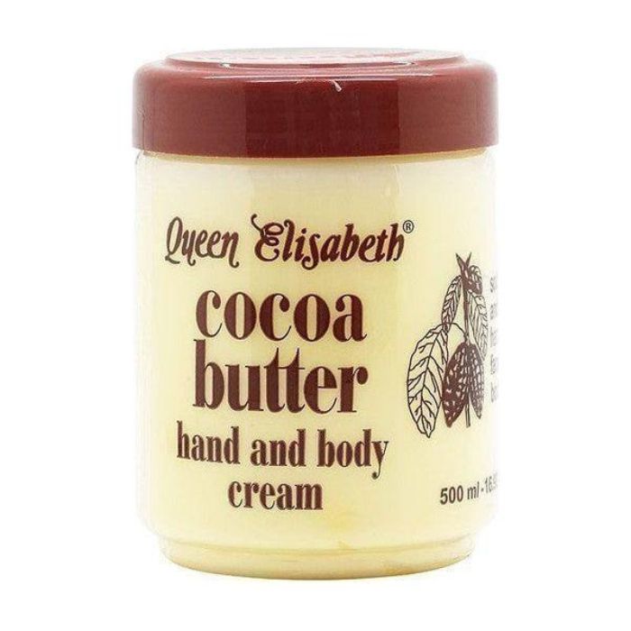 Queen Elisabeth Cocoa Butter Hand & Body Moisturizing Cream (500ml)