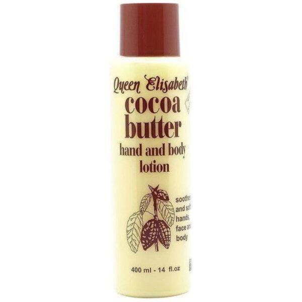 Queen Elisabeth Cocoa Butter Hand & Body Moisturizing Lotion (400ml)