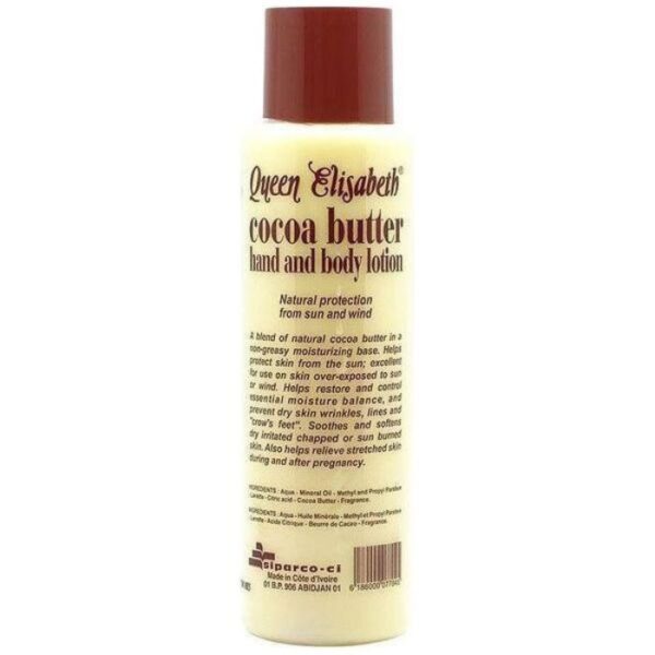 Queen Elisabeth Cocoa Butter Hand & Body Moisturizing Lotion (400ml)