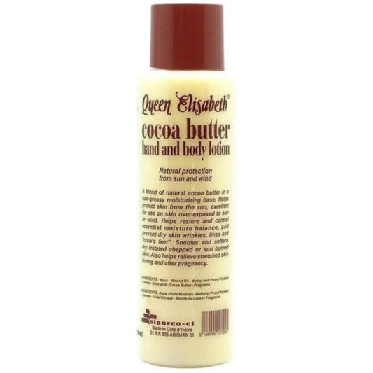Queen Elisabeth Cocoa Butter Hand & Body Moisturizing Lotion (400ml)