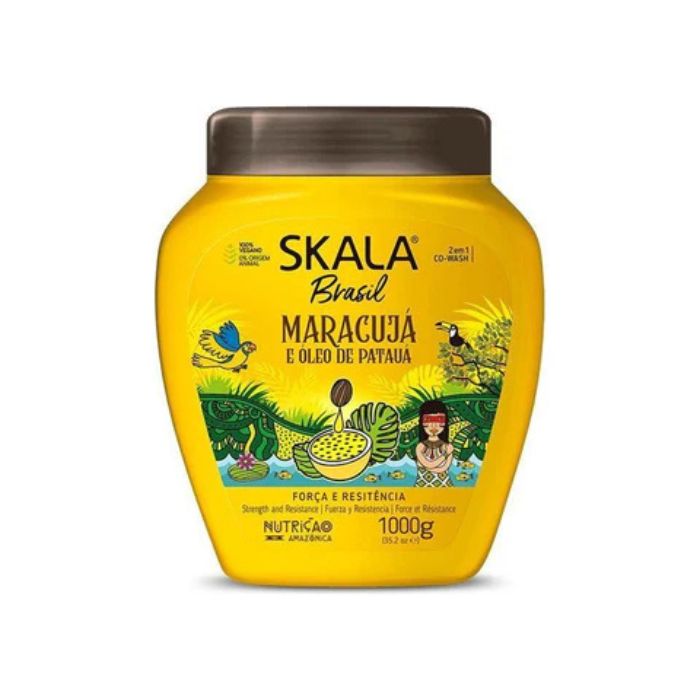 Skala Brasil Maracujá & Óleo de Patauá 2-in-1 Hair Mask & Leave-In (1000ml)