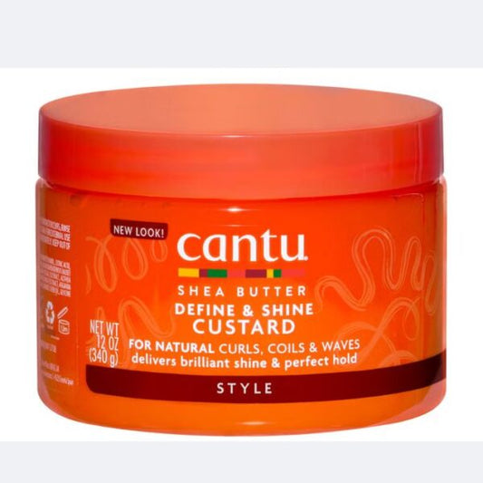 Cantu Shea Butter for Natural Hair Define & Shine Custard (340g)