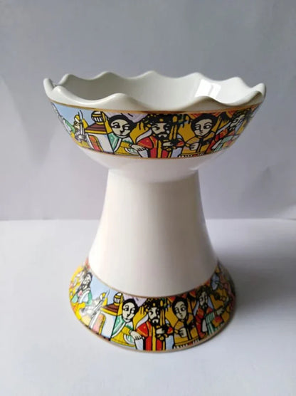 Traditional Handmade Clay Incense Burner (መበኮሪያ / ዕጣን ማጨሻ)