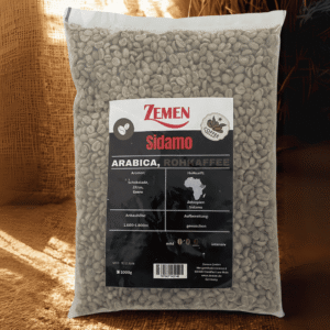 Premium Sidamo Coffee Beans 1kg (Grade 1 Washed / ቡን)