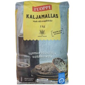Crushed Dark Rye Malt 1kg (Kaljamallas/ልስዋ / ለጠላ)