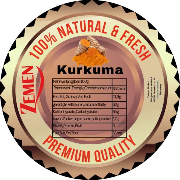 Premium Turmeric Powder 90g (Hurud / ኹሩድ / የእርድ ዱቄት)