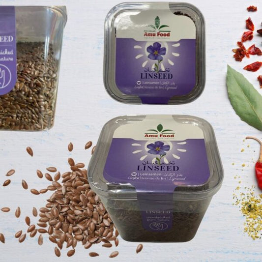 Whole Ethiopian Linseed 200g (ተልባ / Leinsamen / Flaxseed)