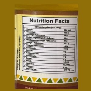 Pure Sesame Oil 500ml (የሰሊጥ ዘይት / ዘይቲ ሰሊጥ)