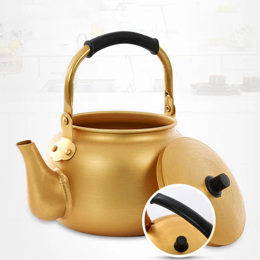 Heavy-Duty Aluminum Tea & Coffee Kettle (Massive 6L Capacity)