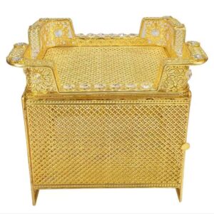 Luxury Gold Rekebot Set with LED & Bluetooth (ወርቃማ ረከቦት)-5pcs