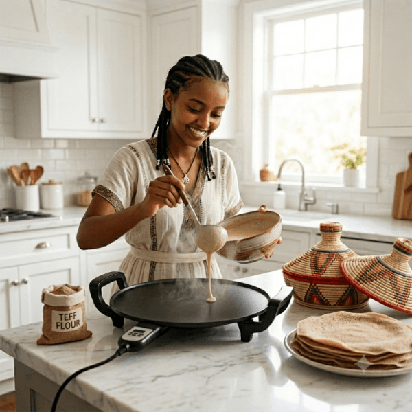 Professional Electric Mogogo / Mitad Injera Maker (40cm)