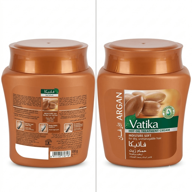Vatika Naturals Argan Multivitamin Hot Oil Hair Mask (250g)