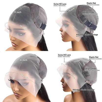 The "Adey" Luxury 13x6 HD Lace Frontal — Golden-100% Human hair