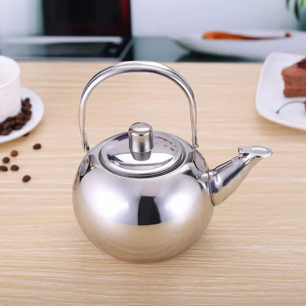 Premium 2.5L Stainless Steel Kettle — Tea & Coffee Pot