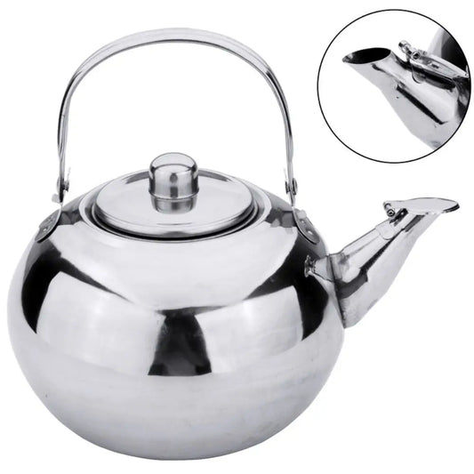 Premium 2.5L Stainless Steel Kettle — Tea & Coffee Pot