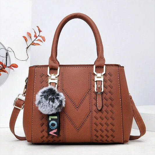 Zara Woven Leather Crossbody Bag