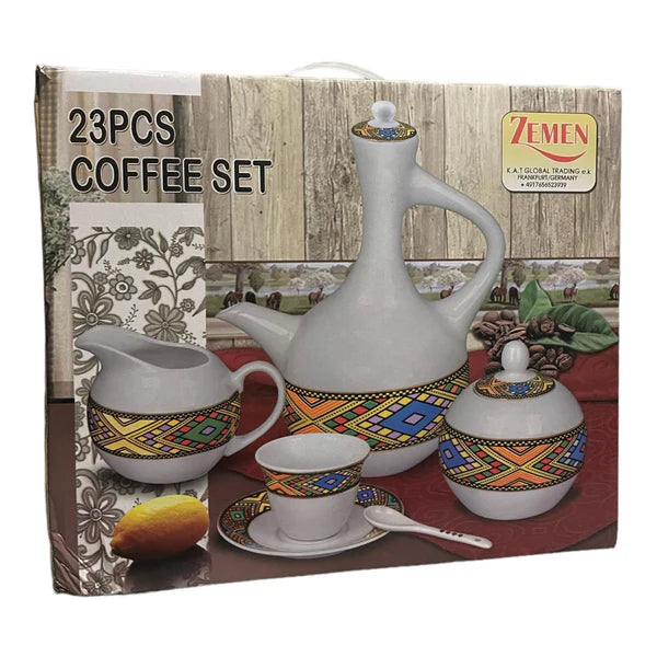 Luxury 23pcs Royal Porcelain Coffee Ceremony Set