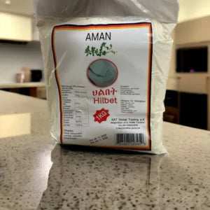 Premium Hilbet Flour Mix 1kg (Fava Bean & Fenugreek Blend / ሕልበት)