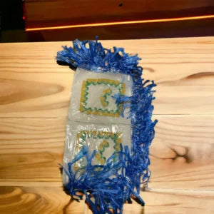 Coffee Ceremony Rug (Vibrant Green & Blue Buna - ቡና ምንጣፍ / ምንፃፍ)