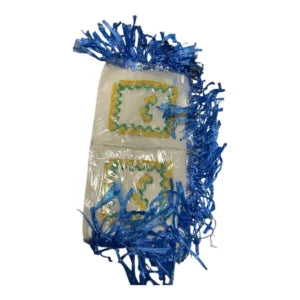 Coffee Ceremony Rug (Vibrant Green & Blue Buna - ቡና ምንጣፍ / ምንፃፍ)