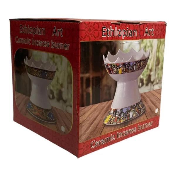 Traditional Handmade Clay Incense Burner (መበኮሪያ / ዕጣን ማጨሻ)