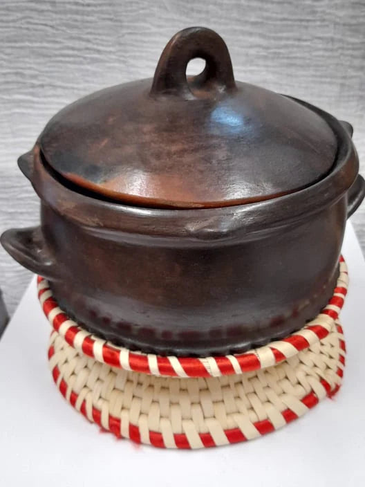 Authentic Pot Support Base & Cultural Seat (Tsehali Basket Base)