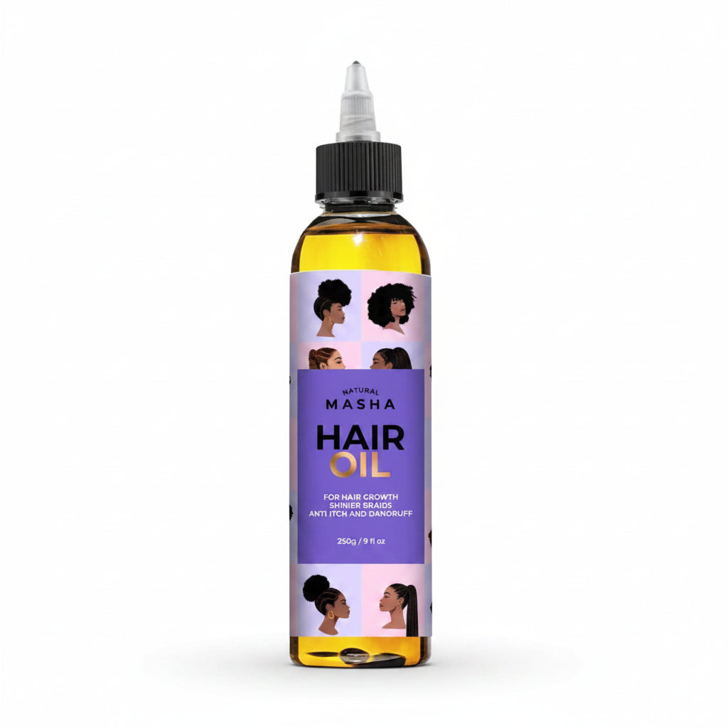 Masha Hyper-Nutritional Hair & Scalp Oil for Braids (260ml)