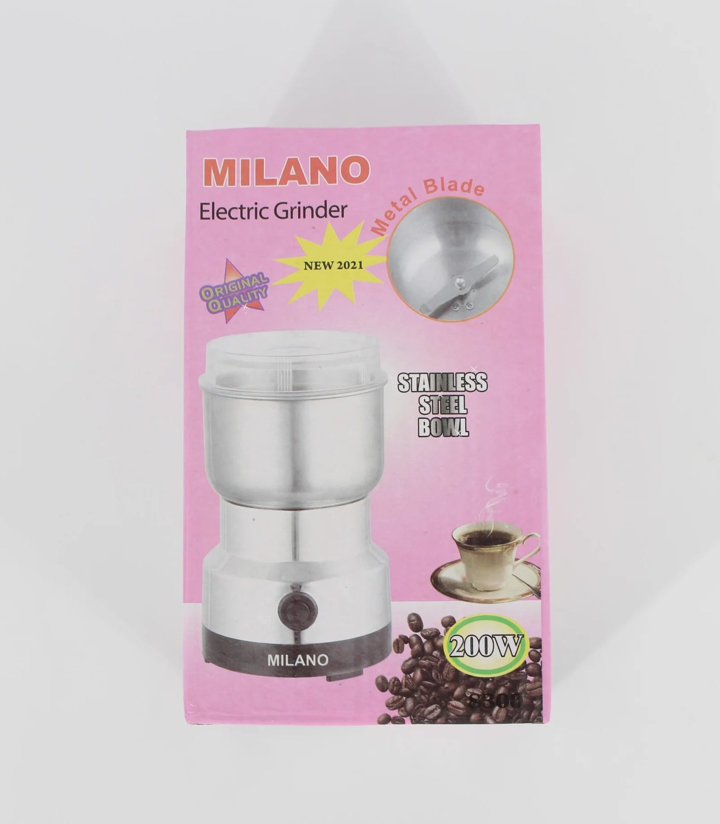 200W High-Speed Electric Coffee & Spice Grinder - የቡና መፍጫ / መጥሐኒ