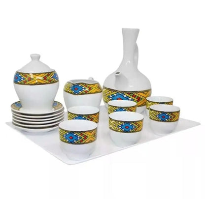 Luxury 23pcs Royal Porcelain Coffee Ceremony Set