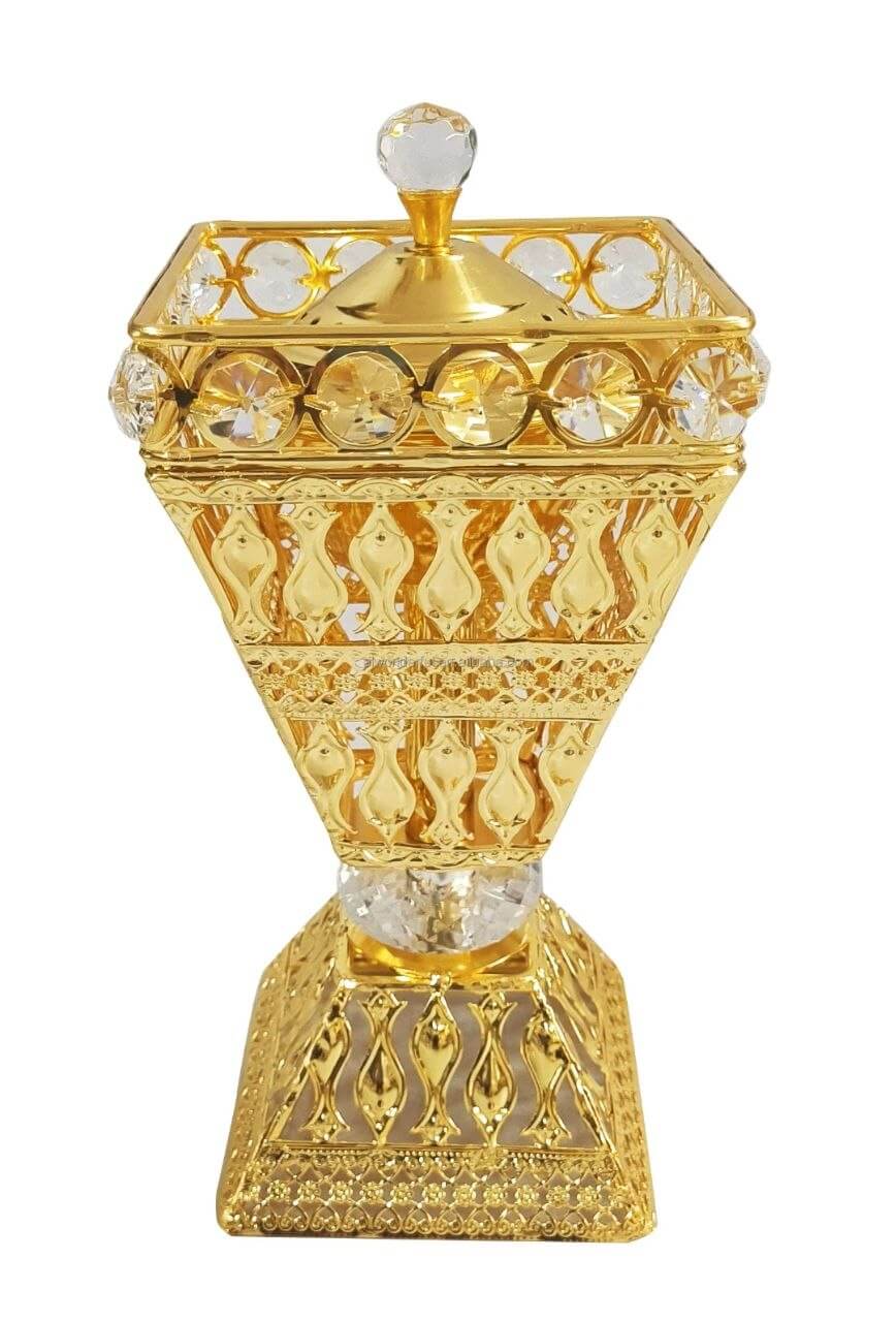 Gold / Silver Rekebot Set Smart LED & Bluetooth 5pcs (ረከቦት)