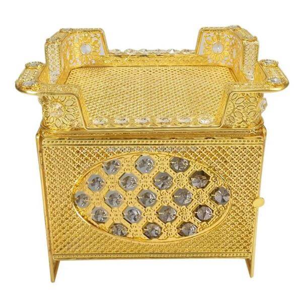 Luxury Gold 5-Pcs Rekebot Set with Ambient LED (ረከቦት)