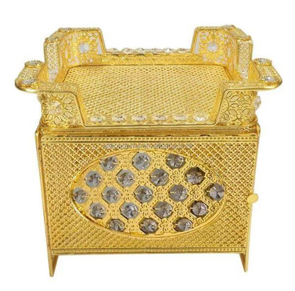 Luxury Gold 5-Pcs Rekebot Set with Ambient LED (ረከቦት)
