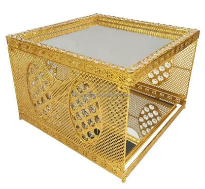 Luxury Gold 5-Pcs Rekebot Set with Ambient LED (ረከቦት)