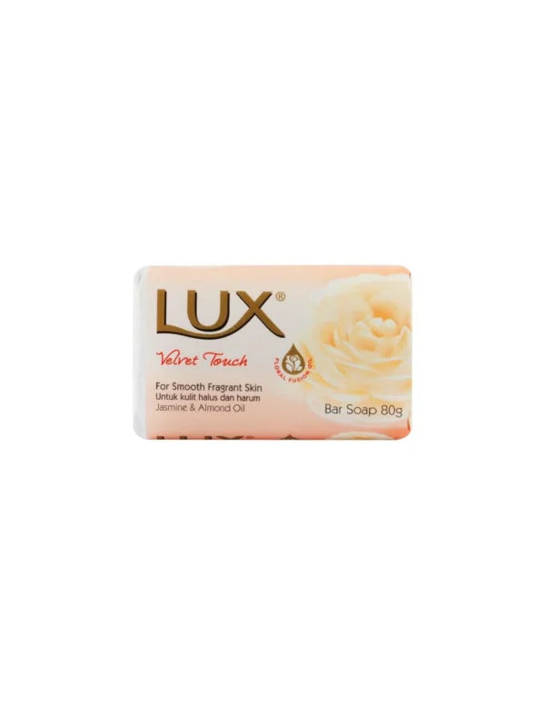 Lux Velvet Touch Jasmine & Almond Oil Beauty Soap Bar (80g)