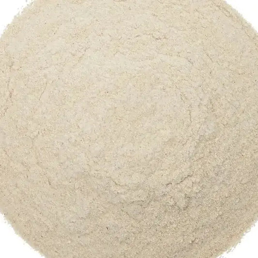Close-up of a beige carpet with a round shape